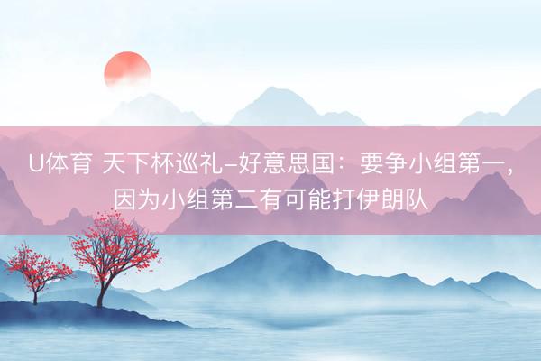 U体育 天下杯巡礼-好意思国：要争小组第一，因为小组第二有可能打伊朗队