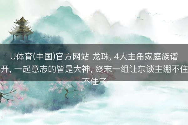 U体育(中国)官方网站 龙珠， 4大主角家庭族谱公开， 一起意志的皆是大神， 终末一组让东谈主绷不住了