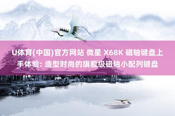 U体育(中国)官方网站 微星 X68K 磁轴键盘上手体验: 造型时尚的旗舰级磁轴小配列键盘